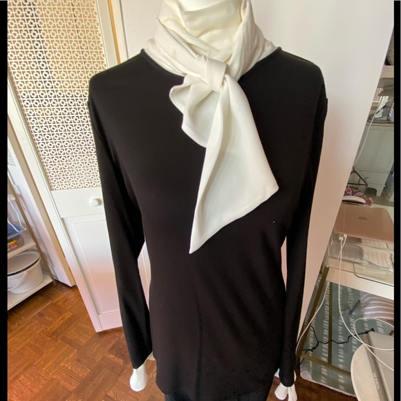 White House Black Market Tops - White House Black Market bow tie top